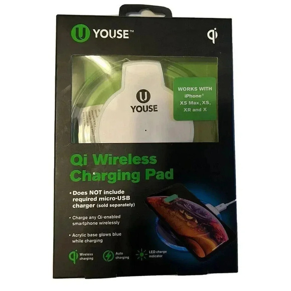 U Youse Wireless Charging Pad‎ (iPhone XS Max, XS, XR And X) - Picture 1 of 2